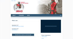 Desktop Screenshot of mineactionstandards.org